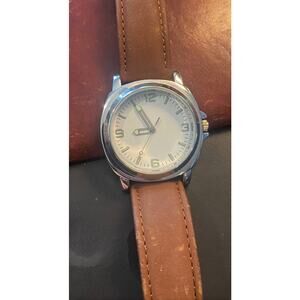 Women's 30mm Gun Metal Tone by Hugo Watch, Crystal Accents